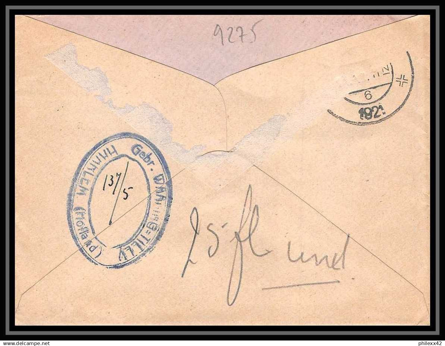 9275 N°140 Semeuse 25c X2 Meuse Haute Marne 1921 Harlem Pays-Bas Netherlands France Lettre Cover - 1921-1960: Période Moderne