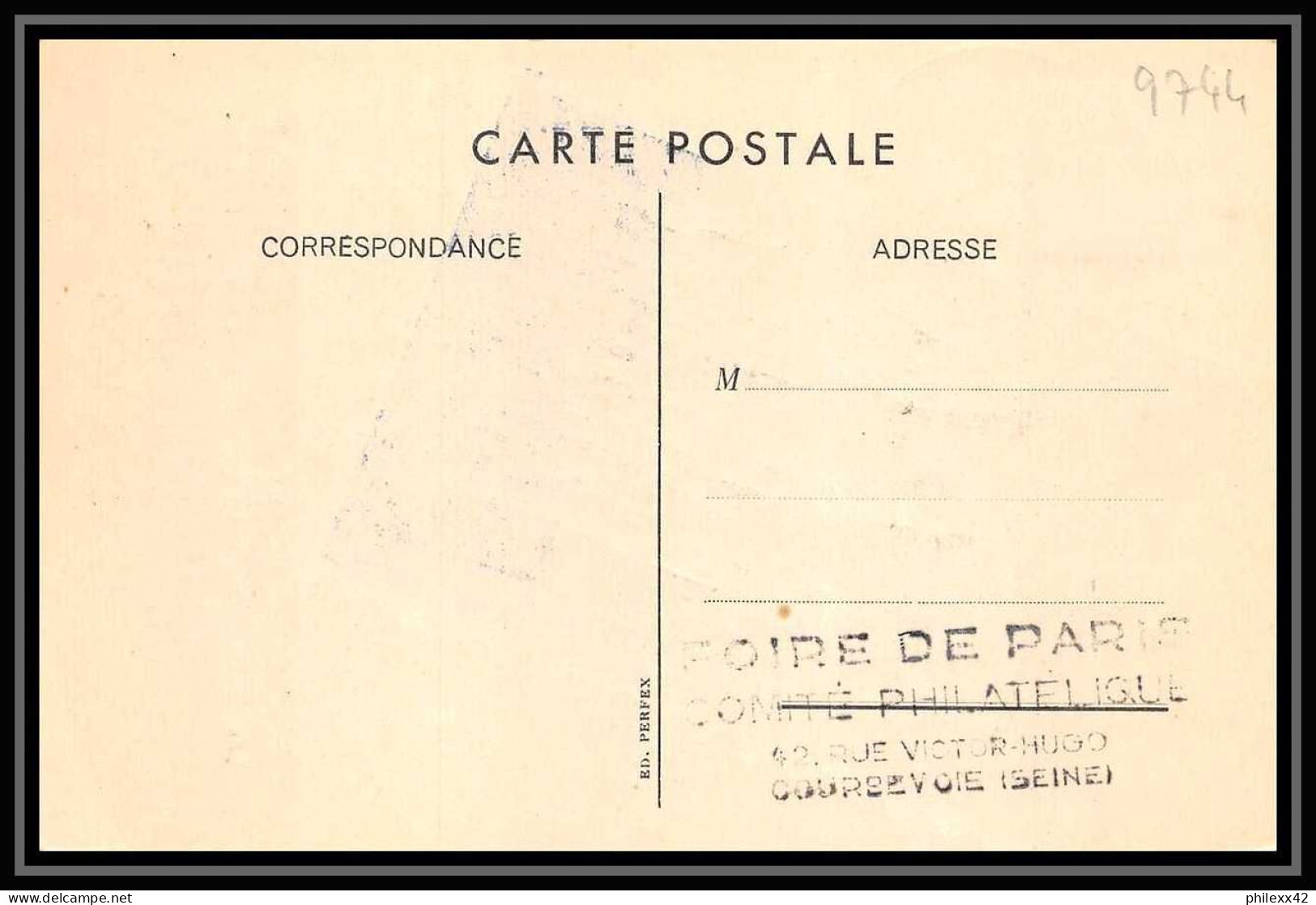 9744 N°810 Gandon 1950 France Foire De Paris Carte Postale Postcard - Gedenkstempel