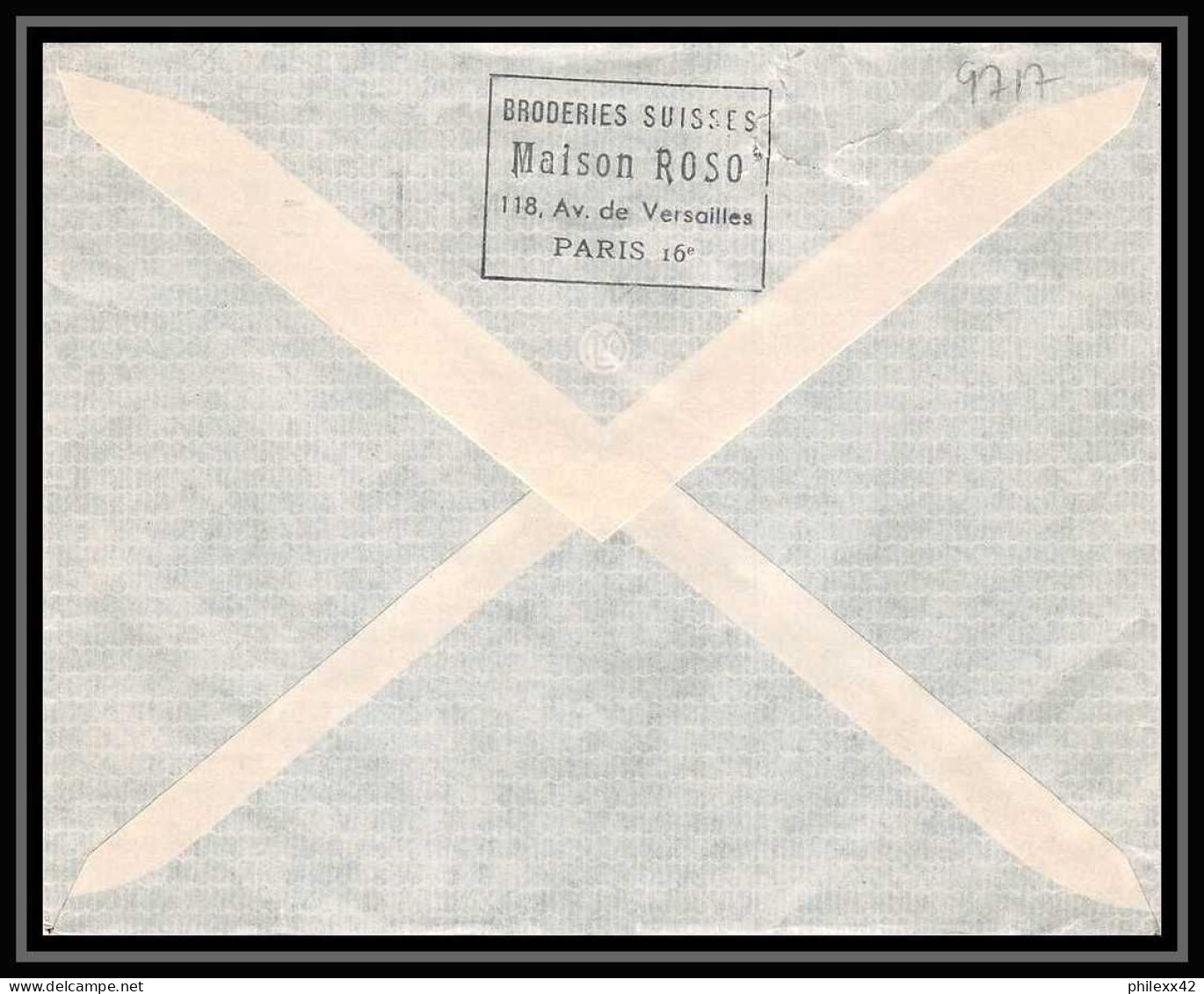 9717 Entete Hahn Einstein N°771 Unesco Paris Singer St Gall 1947 Suisse Swiss France Lettre Cover - 1921-1960: Moderne