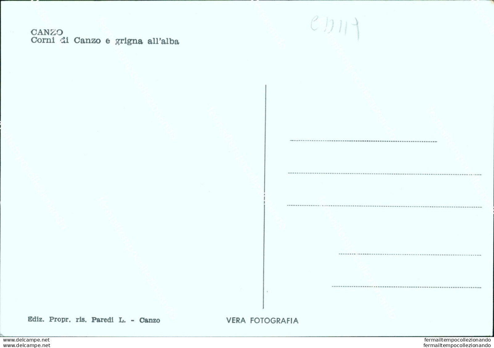 Cd119 Cartolina Canzo Corni Di Canzo E Grigna All'alba Como Lombardia - Como