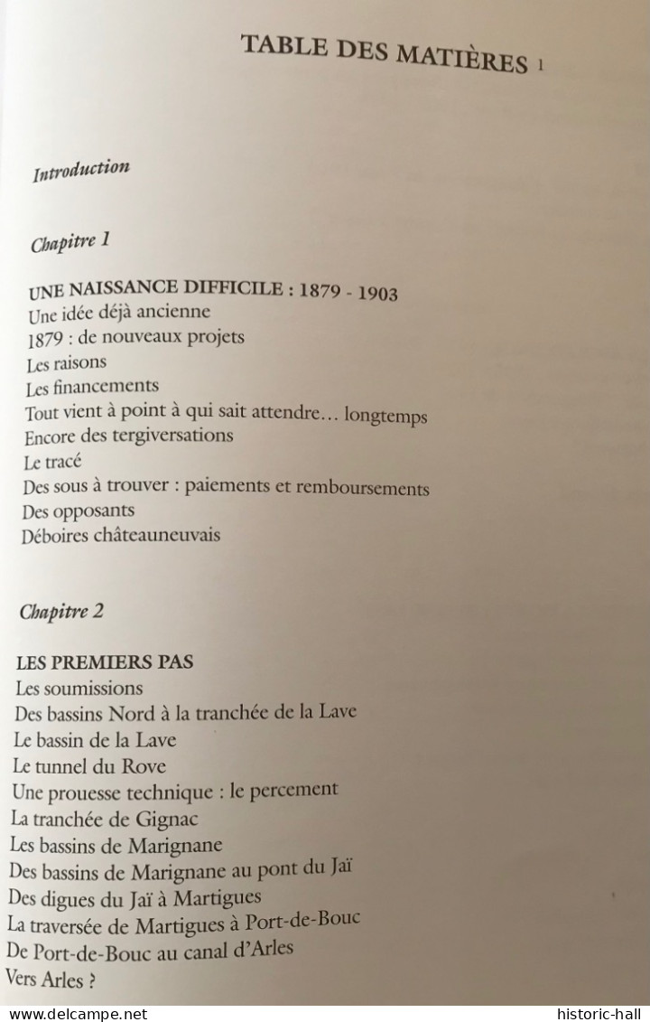 Le Tunnel Du Rove - Le Canal De Jonction De Marseille Au Rhone - 1999 - M. MÉTÉNIER & F. REVILLA - Histoire