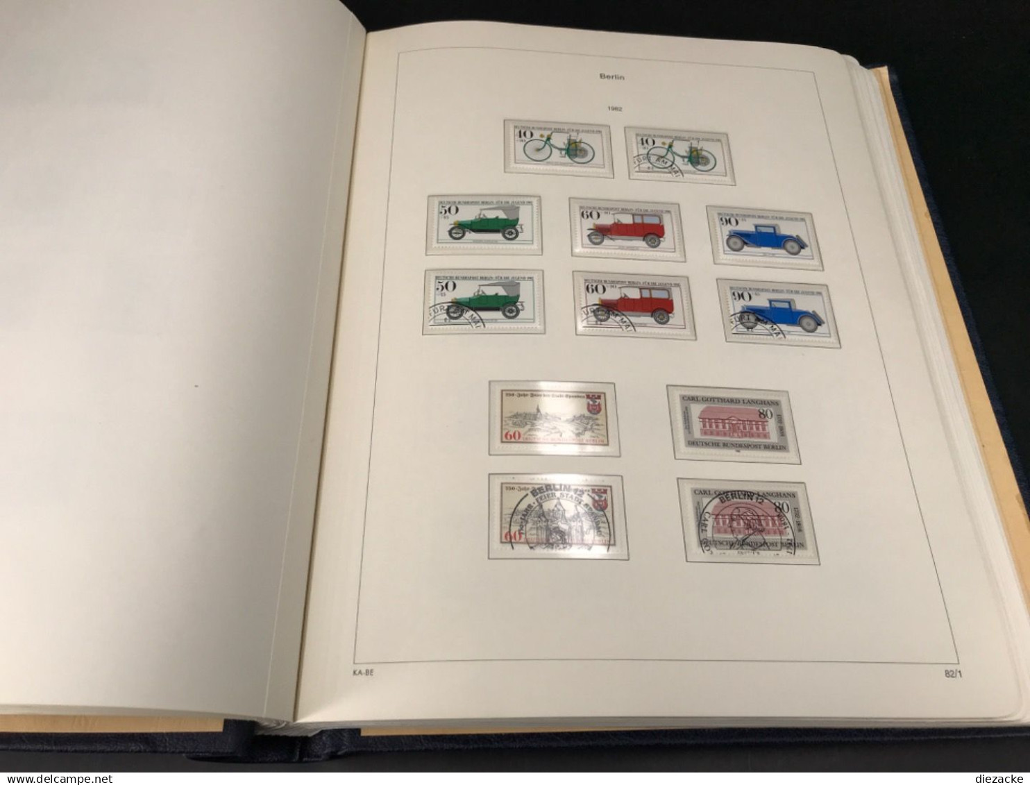 Kabe Bi-collect Berlin 1949-1990 Vordrucke In Atlas Klemmbindern Gebraucht (7723 - Pré-Imprimés