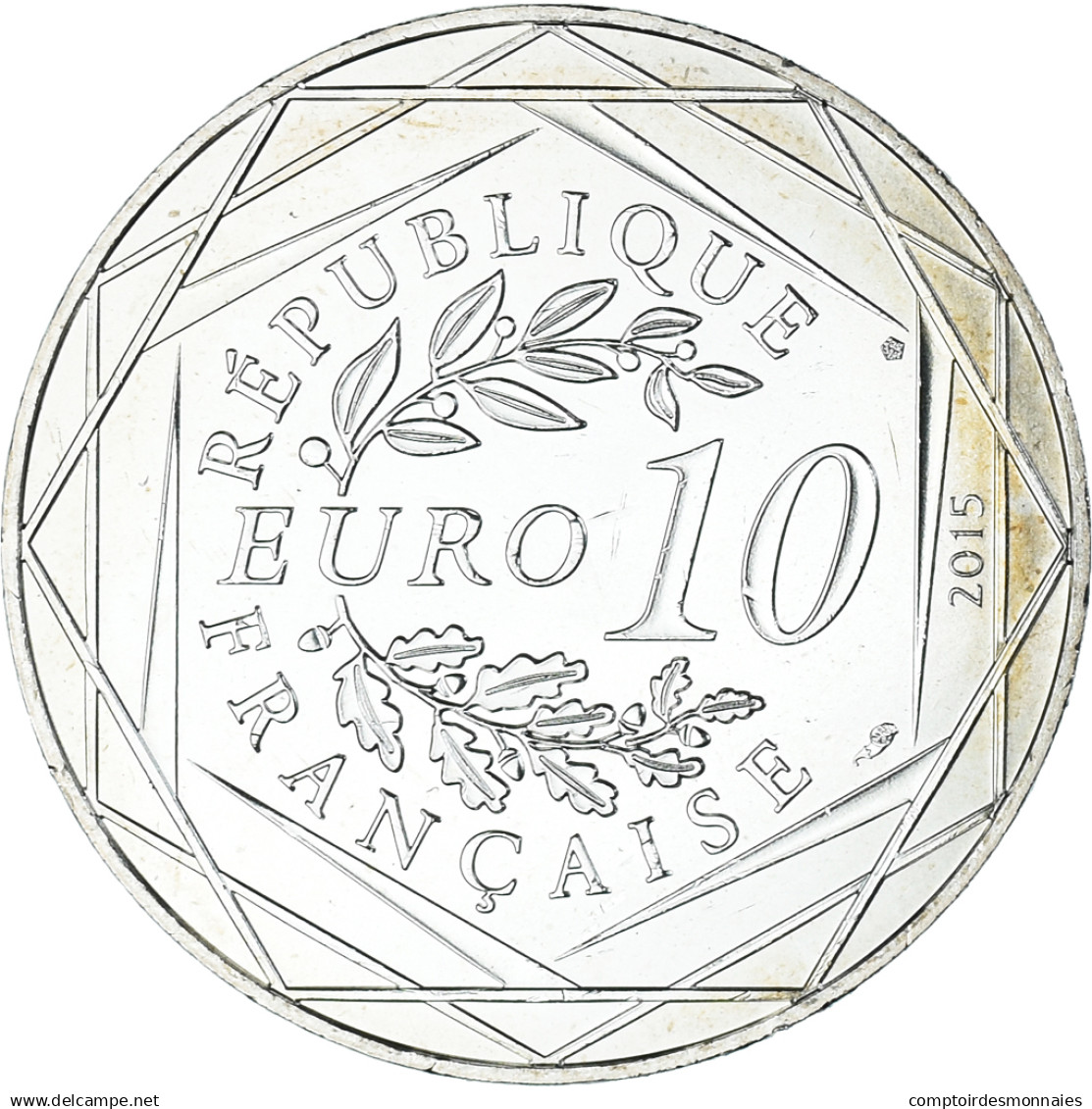 France, 10 Euro, 2015, Monnaie De Paris, Asterix - Liberté, SPL+, Argent - Frankreich