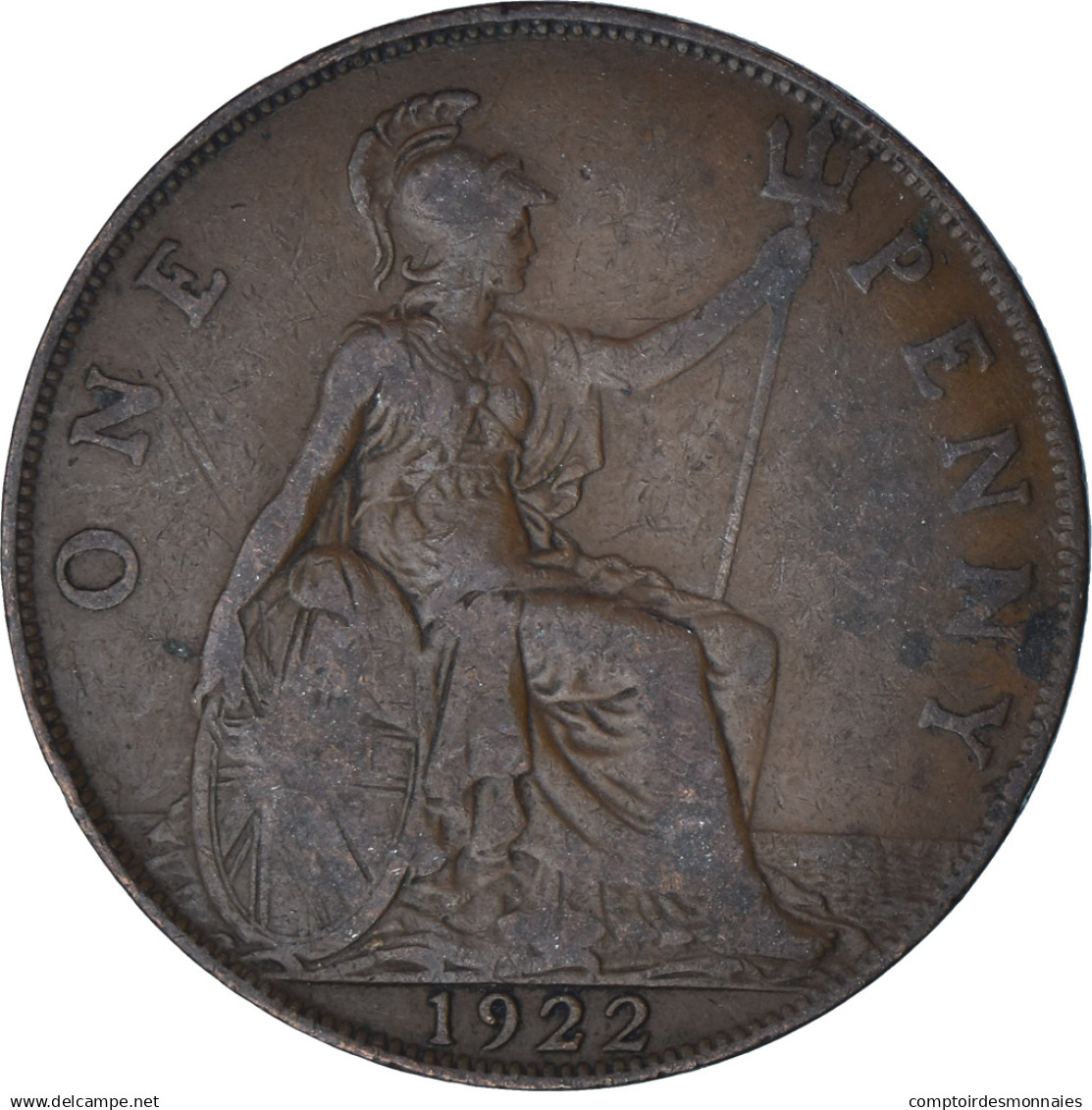 Grande-Bretagne, Penny, 1922 - D. 1 Penny