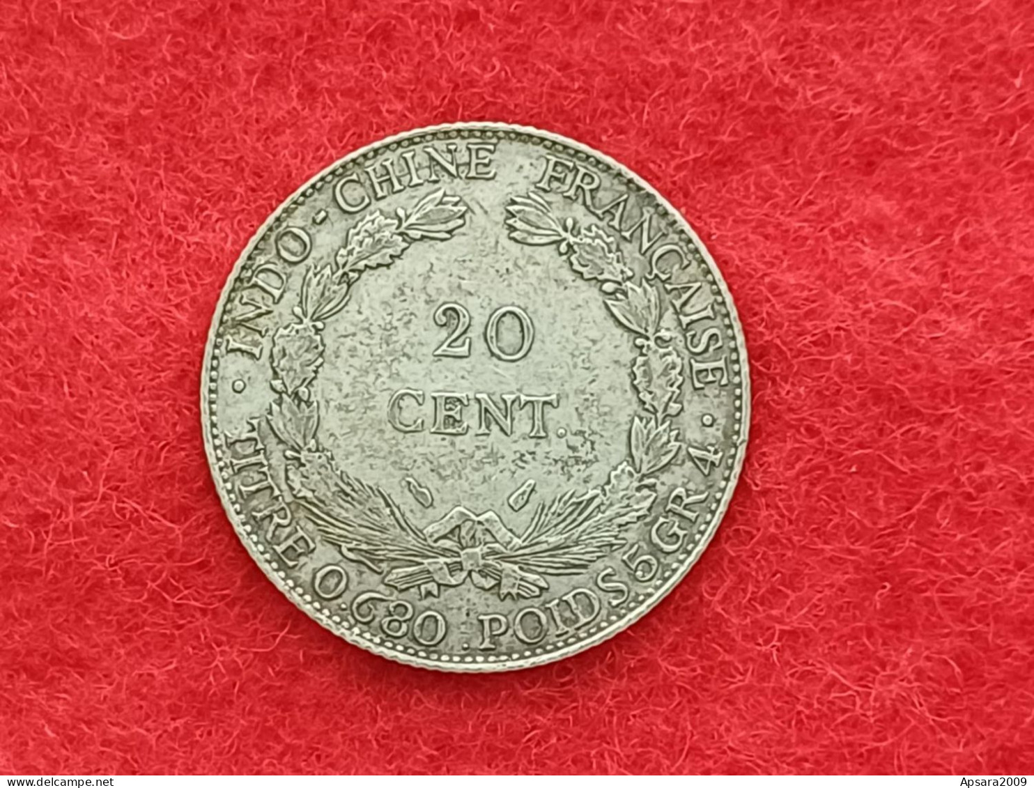 FRANCE / INDOCHINE / 20 Cent 1937 - Frans-Indochina