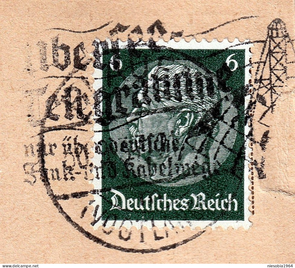 Nazi Germany H.Schmidt & Co.Cigar Factory, Heurenmann & Franke Hauf-Kaffe BREMEN Seal Plauen 30.09.1937 - Briefkaarten
