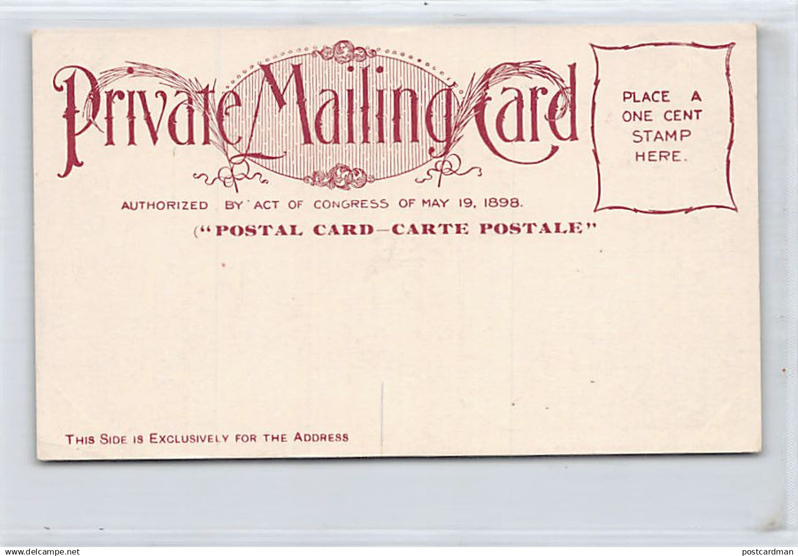 ASBURY PARK (NJ) Sunset Lake - PRIVATE MAILING CARD - Publ. A. Livingston 117 - Altri & Non Classificati