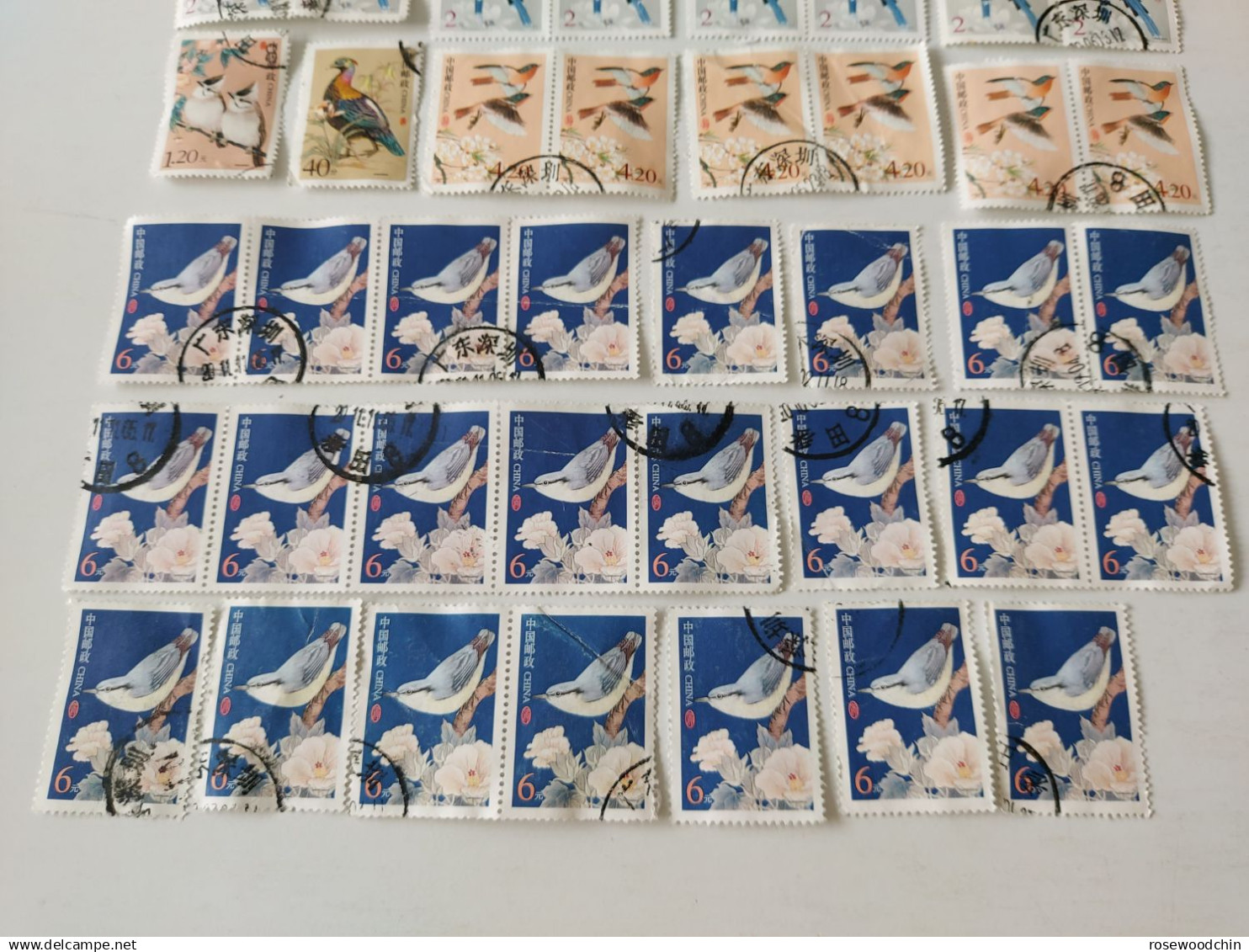 2002 China PRC Birds Series & Other Mixed Used Stamp X 88v Collection (S-222) - Gebruikt