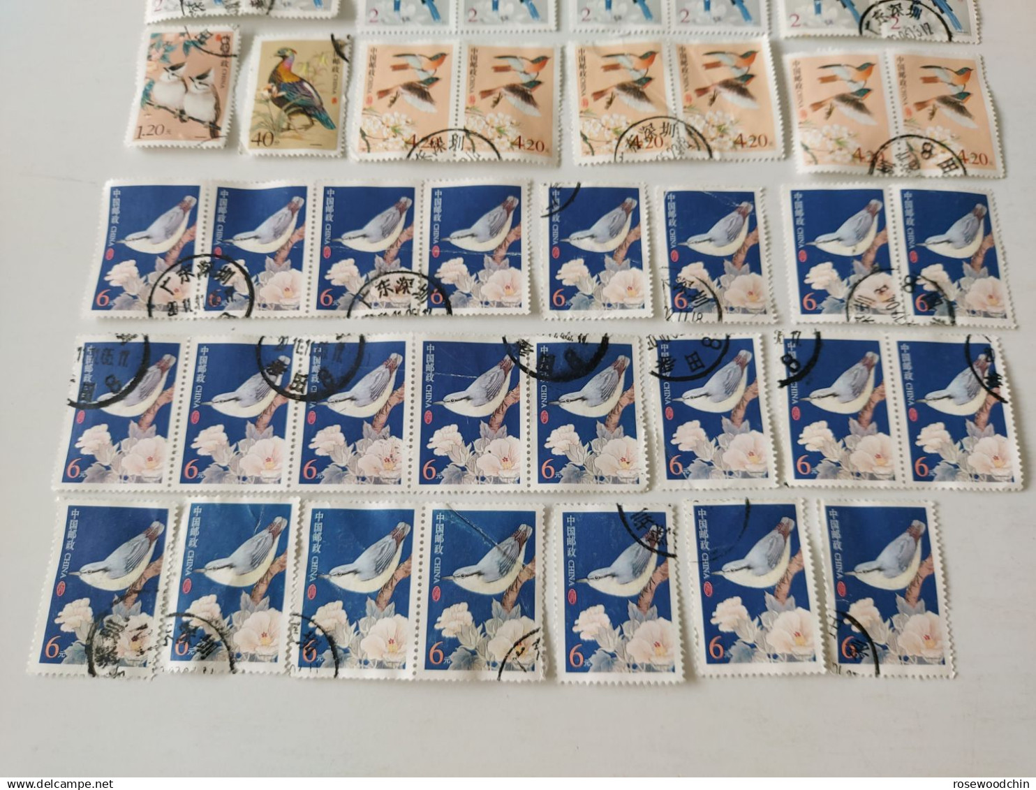 2002 China PRC Birds Series & Other Mixed Used Stamp X 88v Collection (S-222) - Used Stamps