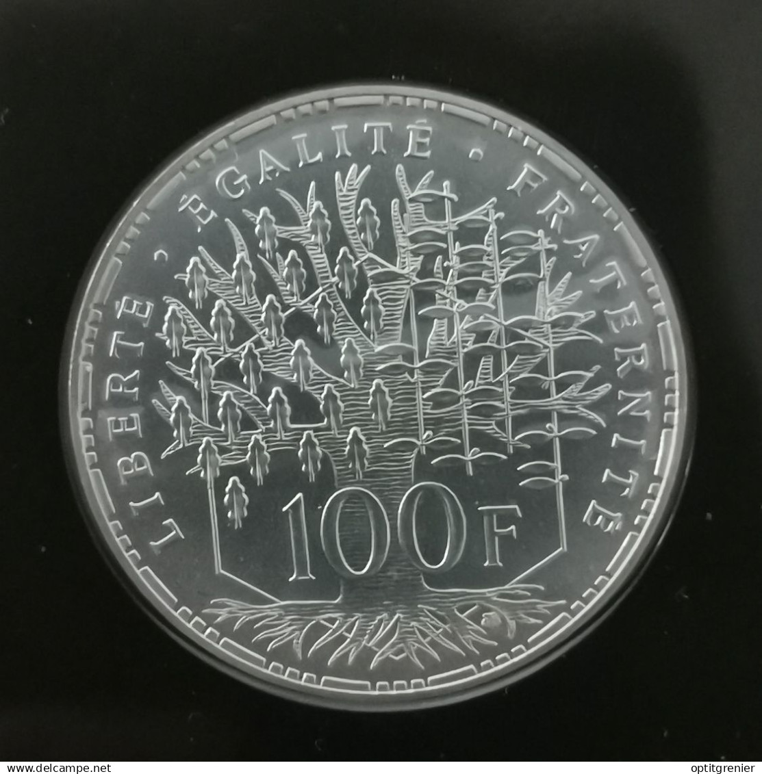 100 FRANCS PANTHEON ARGENT 1983 FDC UNC FRANCE / SCELLEE ISSUE DU COFFRET / SILVER - 100 Francs