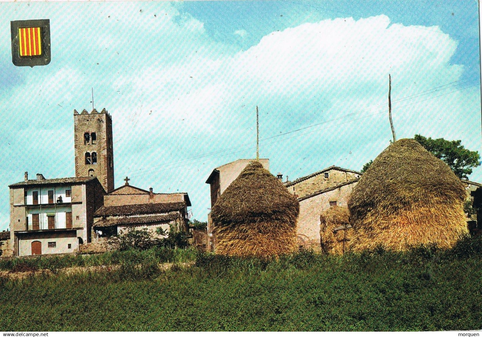 55740. Postal SEVA (Barcelona) 1979. Vista De Iglesia Romanica De Santa Maria De SEVA - Storia Postale