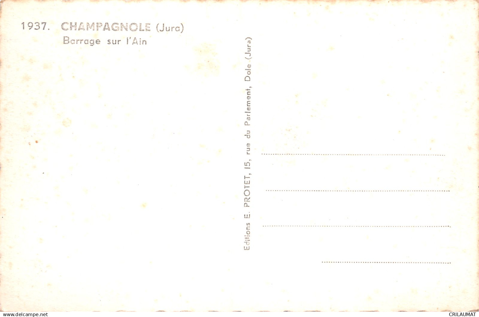 39-CHAMPAGNOLE-N°LP5013-D/0213 - Champagnole
