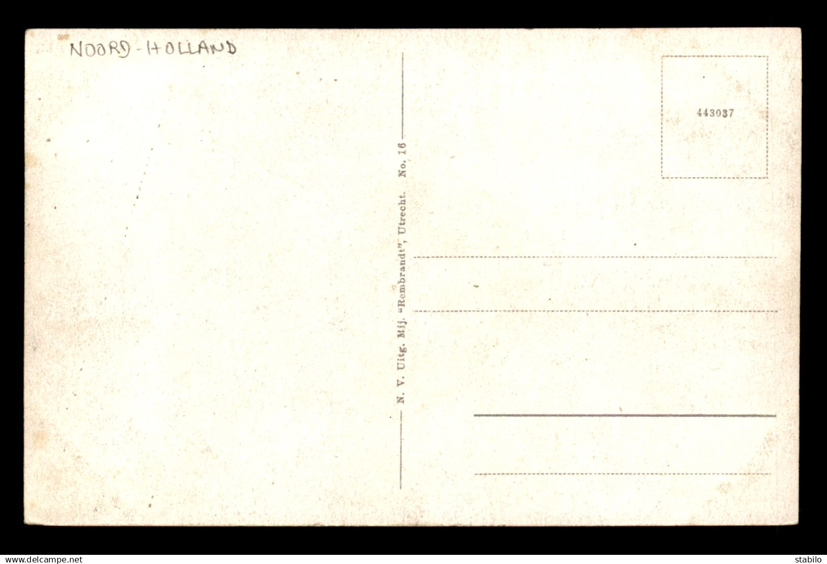 PAYSBAS - DEN HELDER - SPOORGRACHT - Den Helder