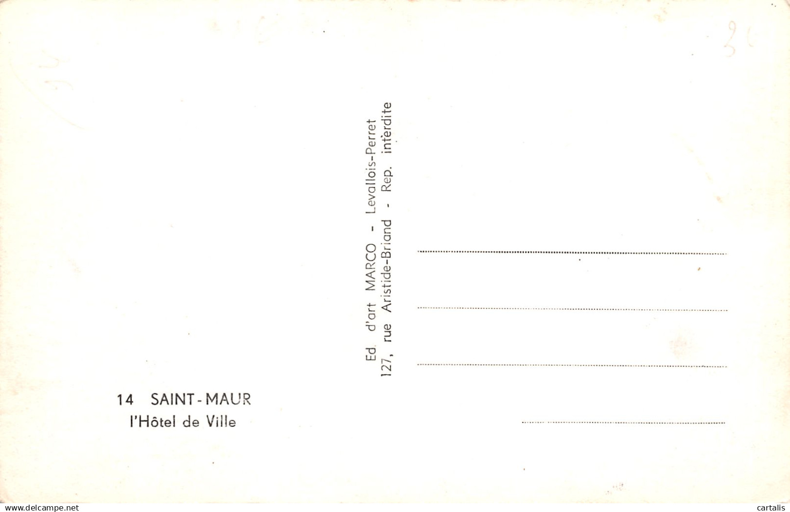 94-SAINT MAUR-N°3764-E/0197 - Saint Maur Des Fosses