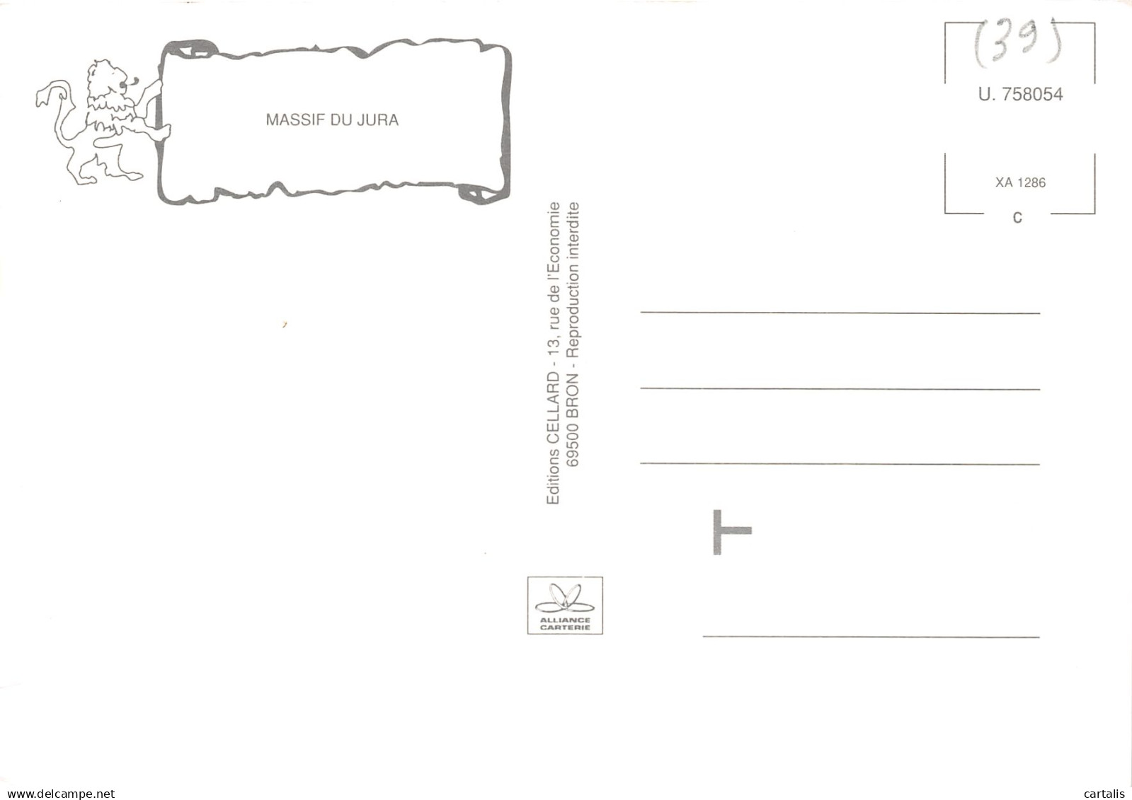 39-MASSIF DU JURA-N°3767-B/0159 - Otros & Sin Clasificación