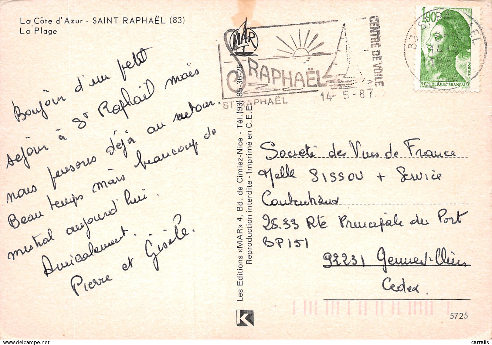 83-SAINT RAPHAEL-N°3768-C/0375 - Saint-Raphaël