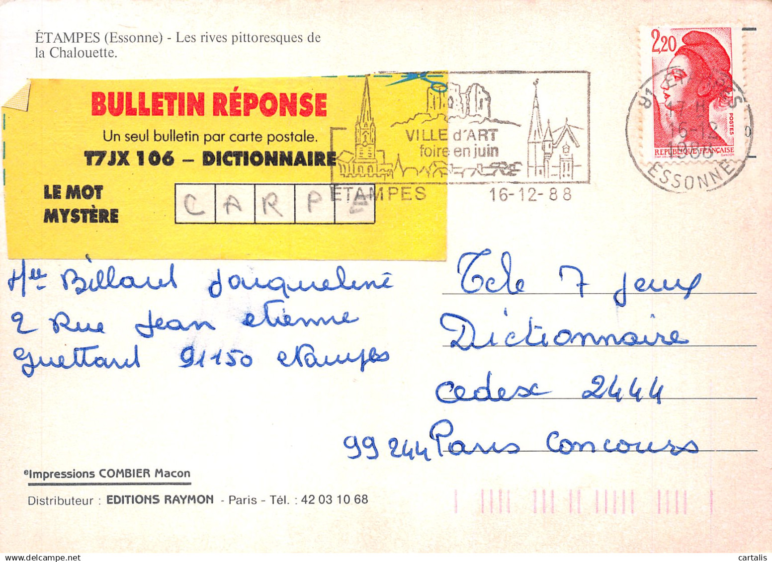 91-ETAMPES-N°4131-A/0127 - Etampes