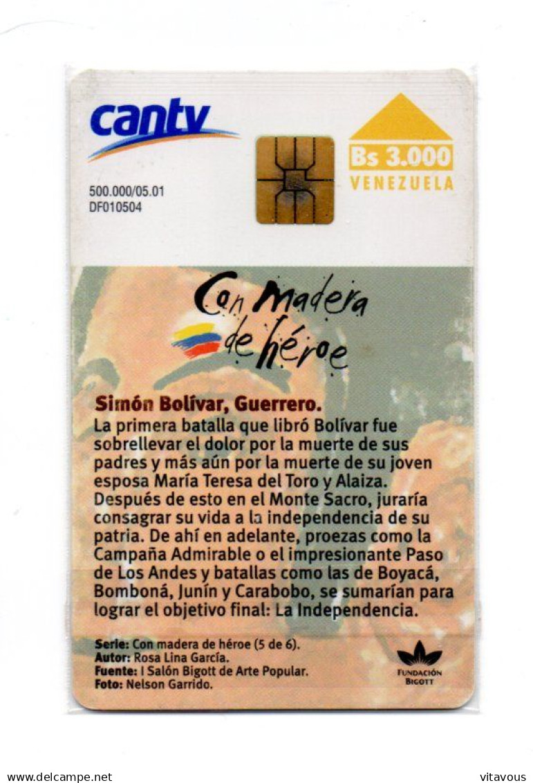 Série Con Madera De Héos 5/6 Télécarte Venezuela Phonecard ( A 413) - Venezuela