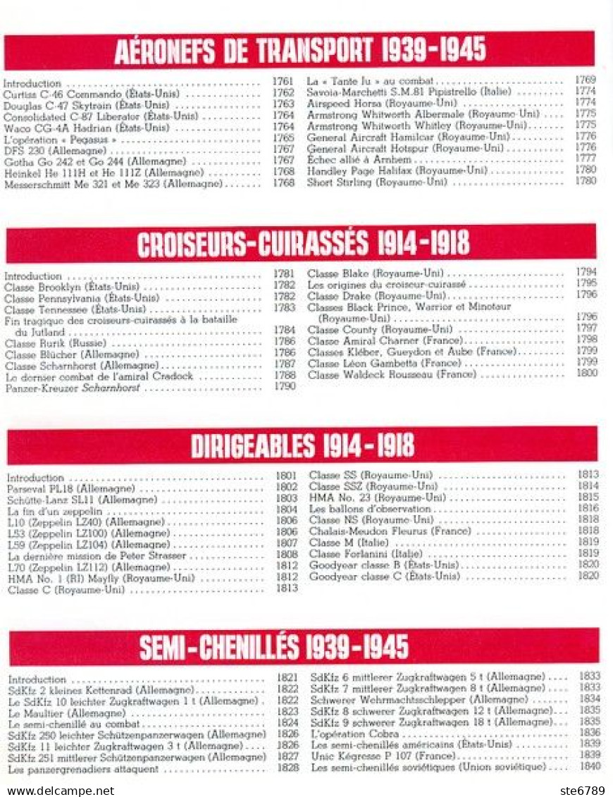 ENCYCLOPEDIE DES ARMES N° 89 Aéronefs Transport 1939 1945 Douglas Gotha Messerschmitt Tante Ju , Militaria Forces Armées - Französisch