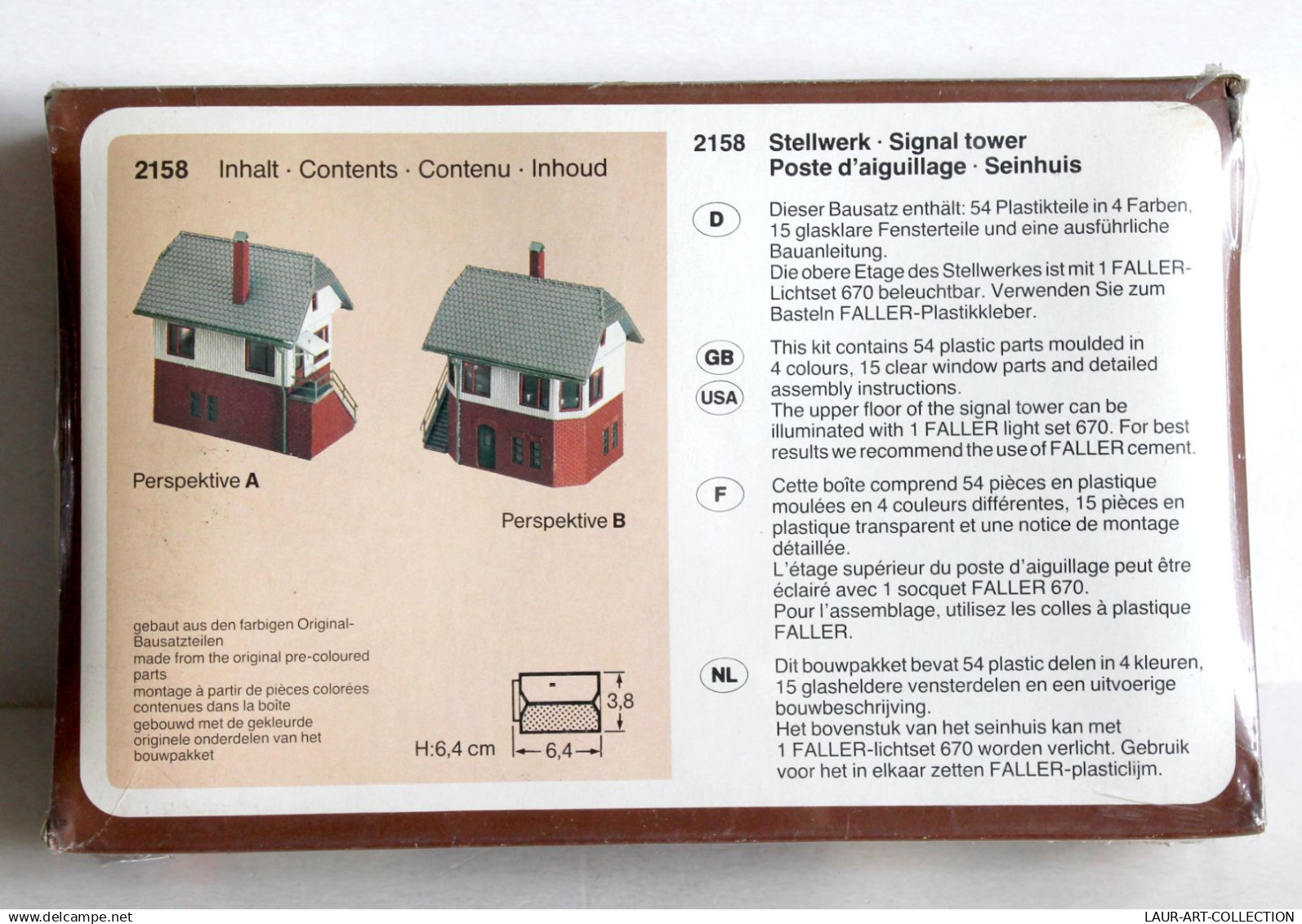 RARE! FALLER N 2158 MAQUETTE POSTE D'AIGUILLAGE, DECOR MINIATURE TRAIN - NEUF! MODELISME FERROVIAIRE (1506.63) - Decoración