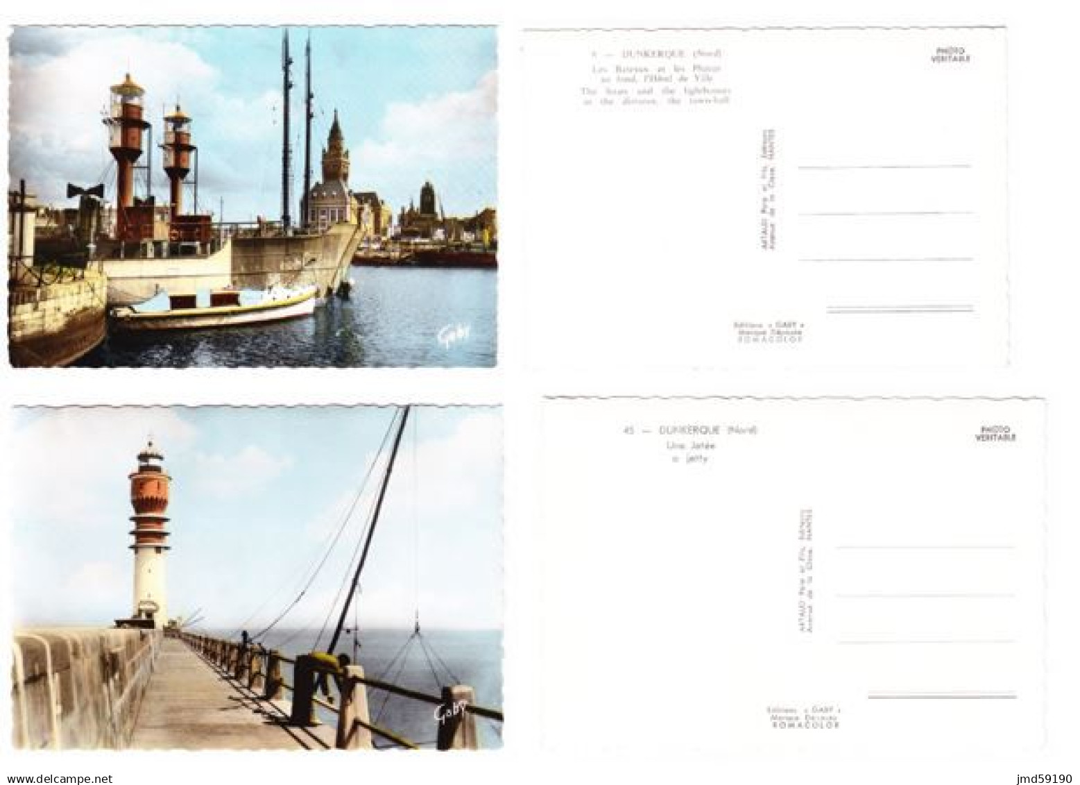 59 - DUNKERQUE (NORD) -  18 Cartes Postales Couleur N'ayant Pas Voyagées - Dunkerque