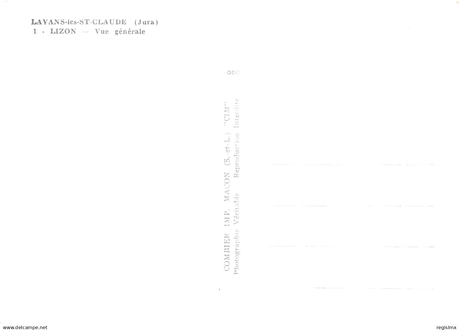 39-LAVANS LES SAINT CLAUDE-N°T2172-A/0115 - Other & Unclassified