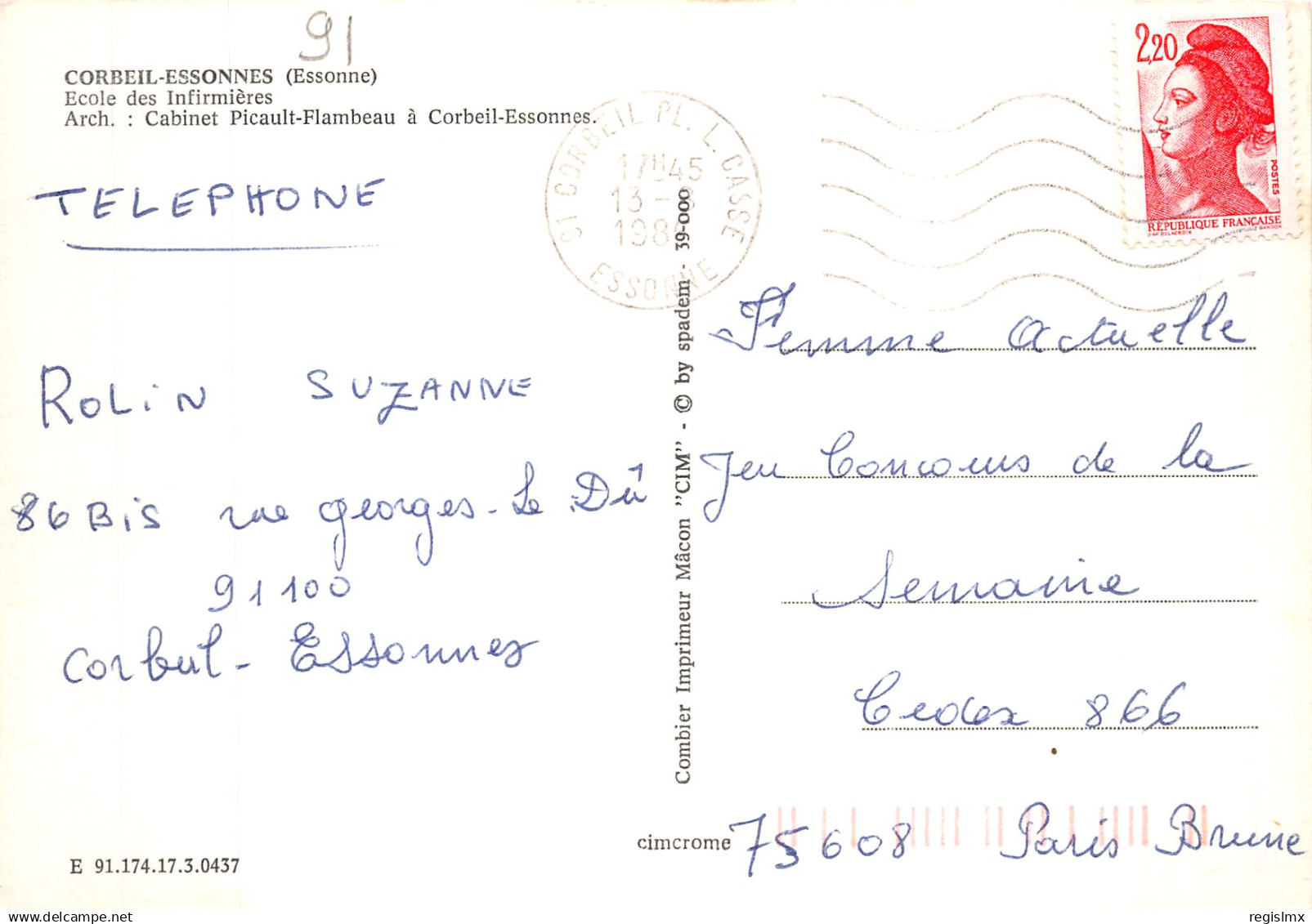 91-CORBEIL ESSONNES-N°T2173-B/0231 - Corbeil Essonnes