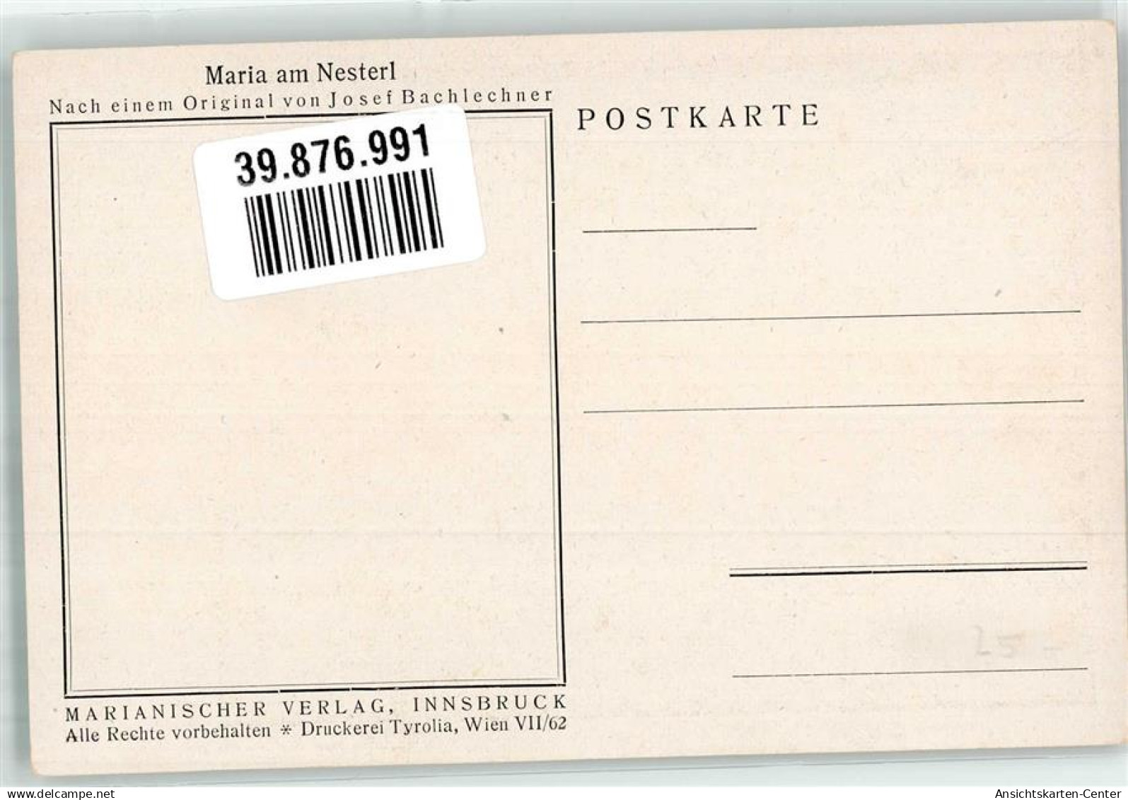 39876991 - Maria Am Nesterl Voegel - Altri & Non Classificati