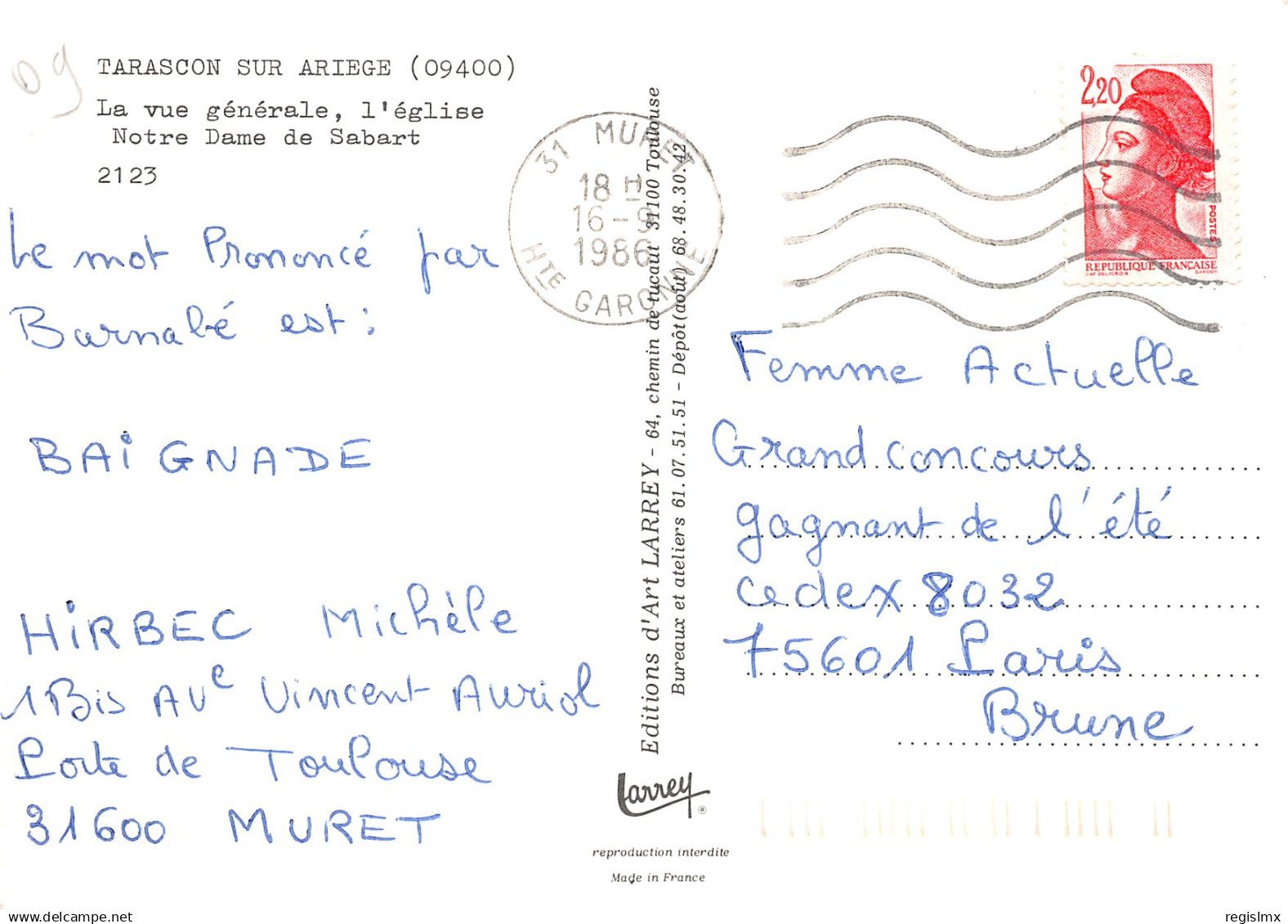 09-TARASCON SUR ARIEGE-N°T2182-D/0137 - Other & Unclassified