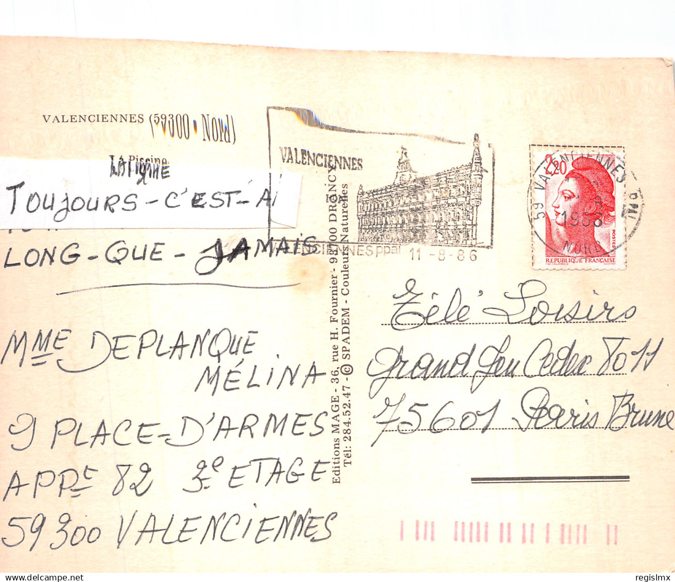 59-VALENCIENNES-N°T2187-D/0331 - Valenciennes