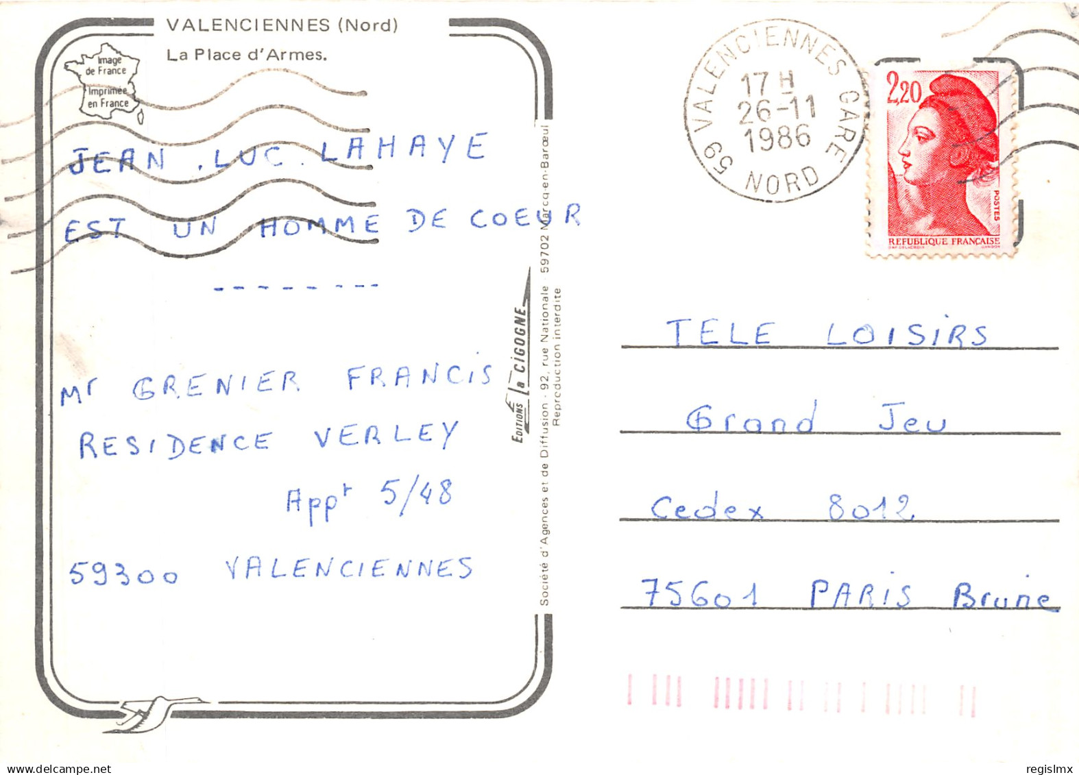 59-VALENCIENNES-N°T2187-D/0257 - Valenciennes