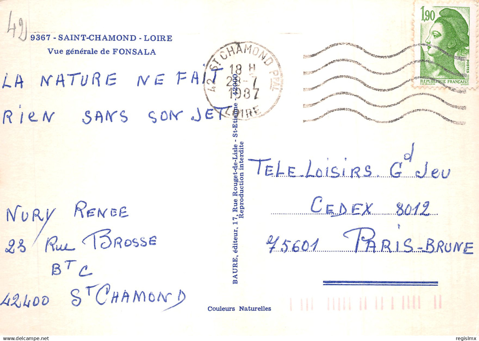 42-SAINT CHAMOND-N°T2195-D/0249 - Saint Chamond