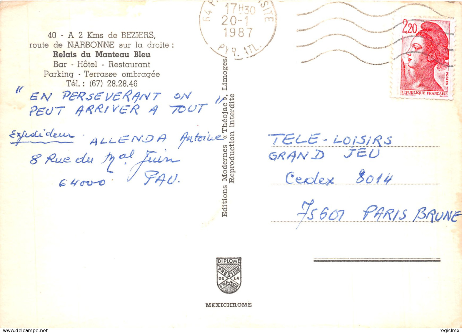 34-BEZIERS-N°T2197-D/0311 - Beziers