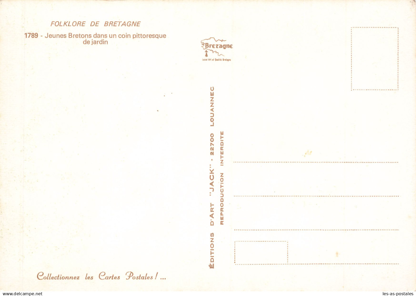 22 BRETAGNE COSTUME - Other & Unclassified