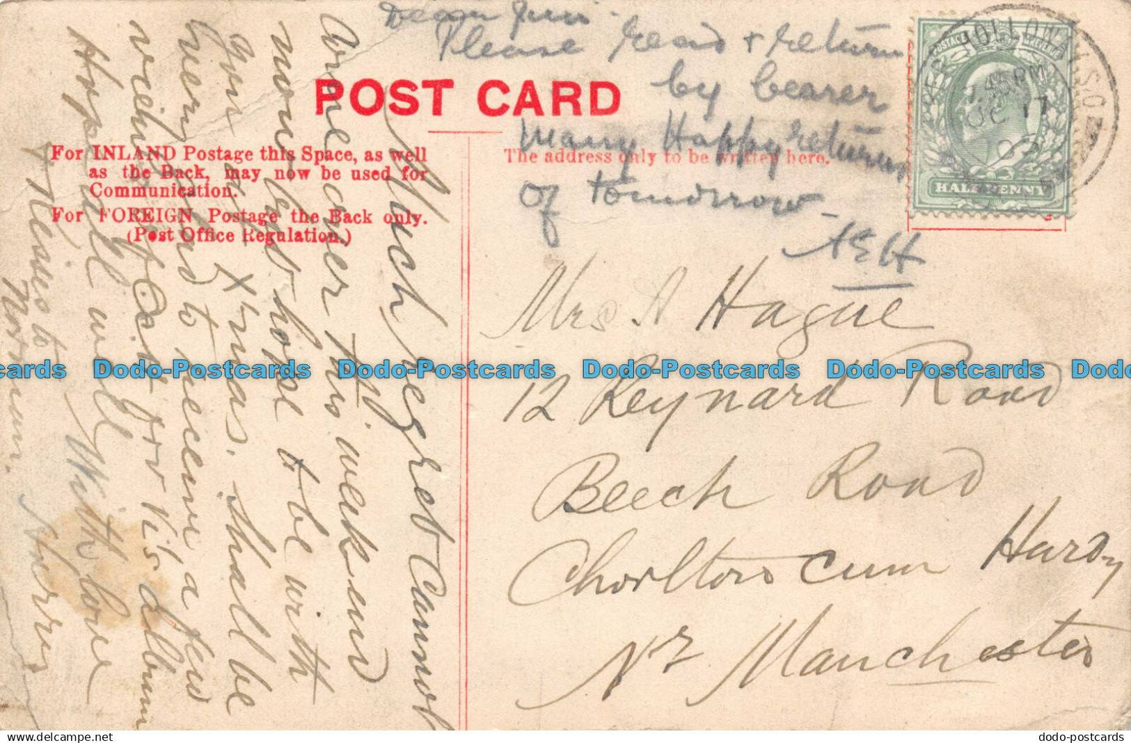 R158835 Hyde Park Corner. London. 1905 - Other & Unclassified