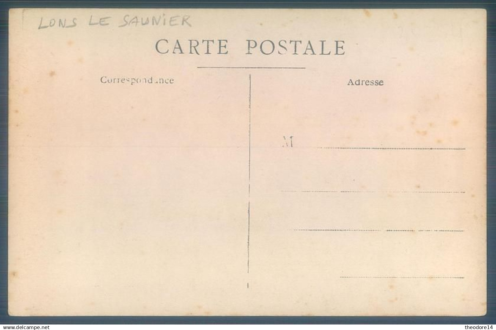 39 LONS Le SAUNIER Hopital Temporaire Dépot Des Convalescents - Lons Le Saunier