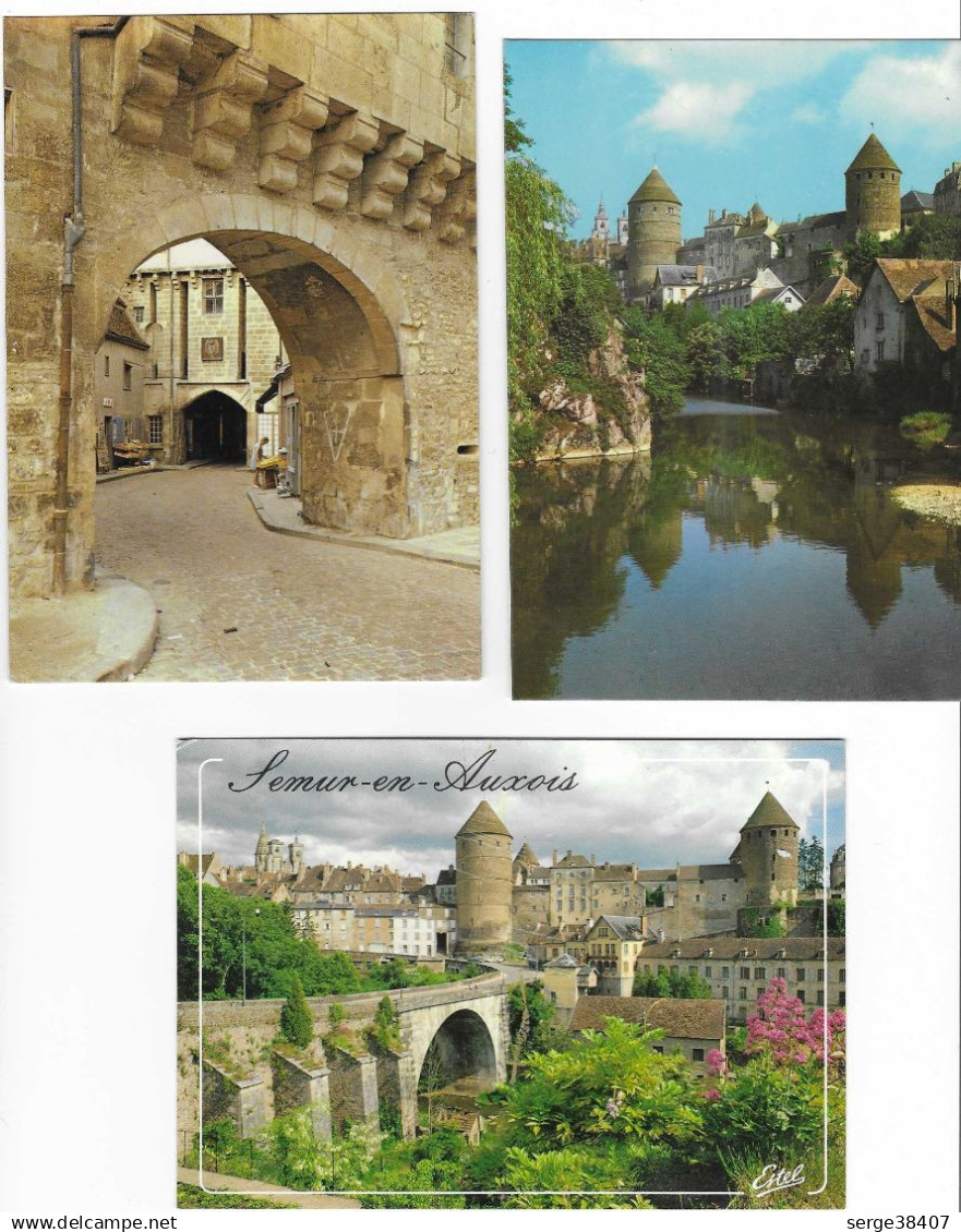 Semur En Auxois - Lot De 7 Cartes  # 9-23/19 - Semur