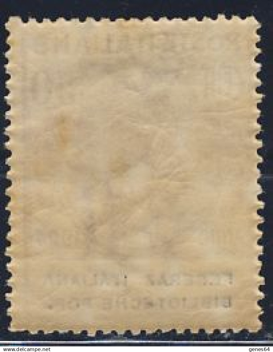 1924 - Enti Parastatali - Federaz. Italiana Biblioteche Pop. - 50 C. Violetto Nuovo MNH (Sassone N.36) 2 Immagini - Ungebraucht