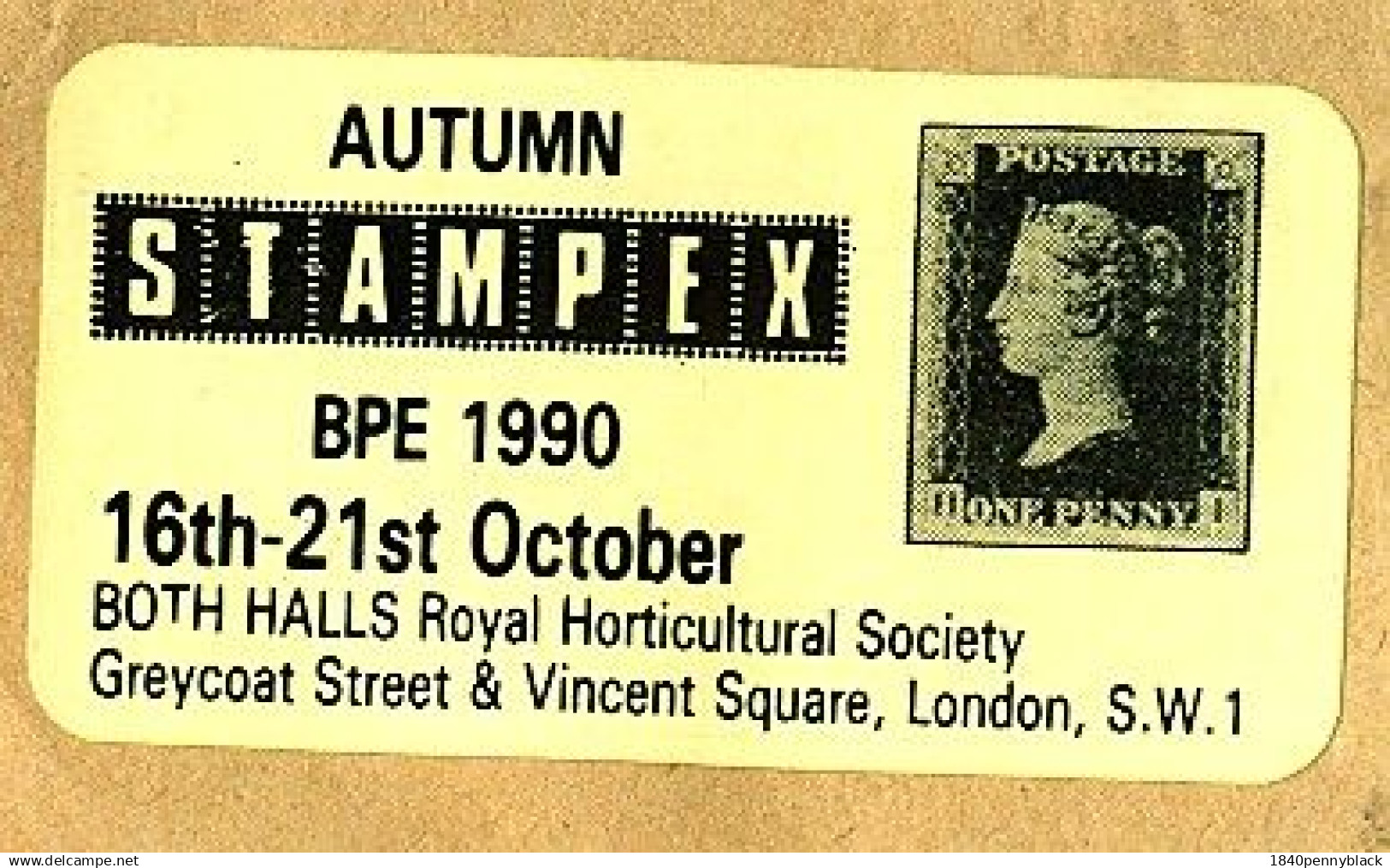 GB 1990 Airmail Cover From Southampton To Prague At 63p Printed Paper Rate With Stampex Label - Brieven En Documenten