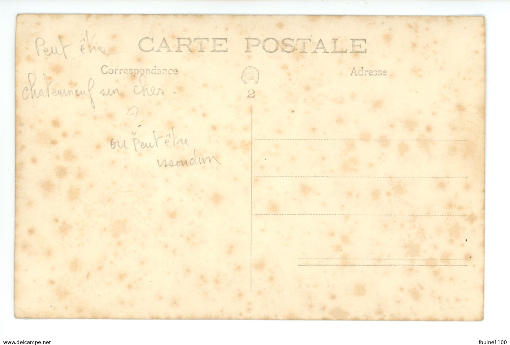 CARTE PHOTO De Communiantes à Identifier ( Communion ) Trouvée Avec Des Cartes D Issoudun Et De Châteauneuf Sur Cher - Te Identificeren