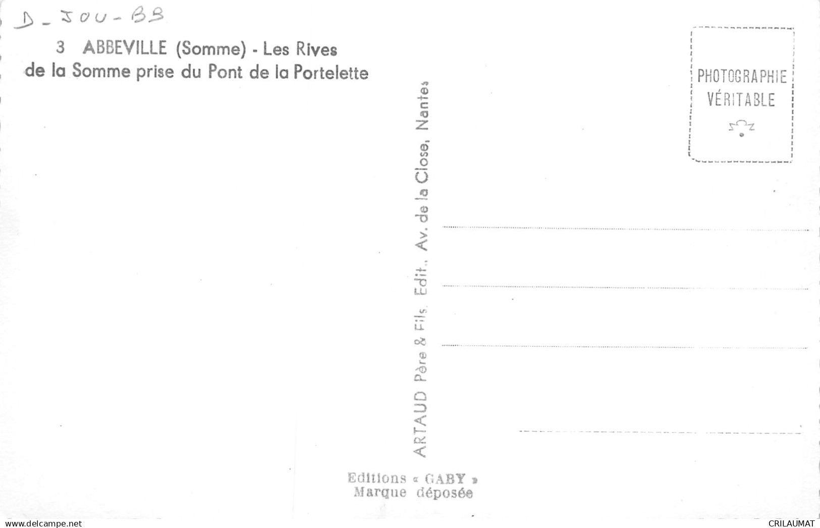 80-ABBEVILLE-N°LP5024-F/0195 - Abbeville