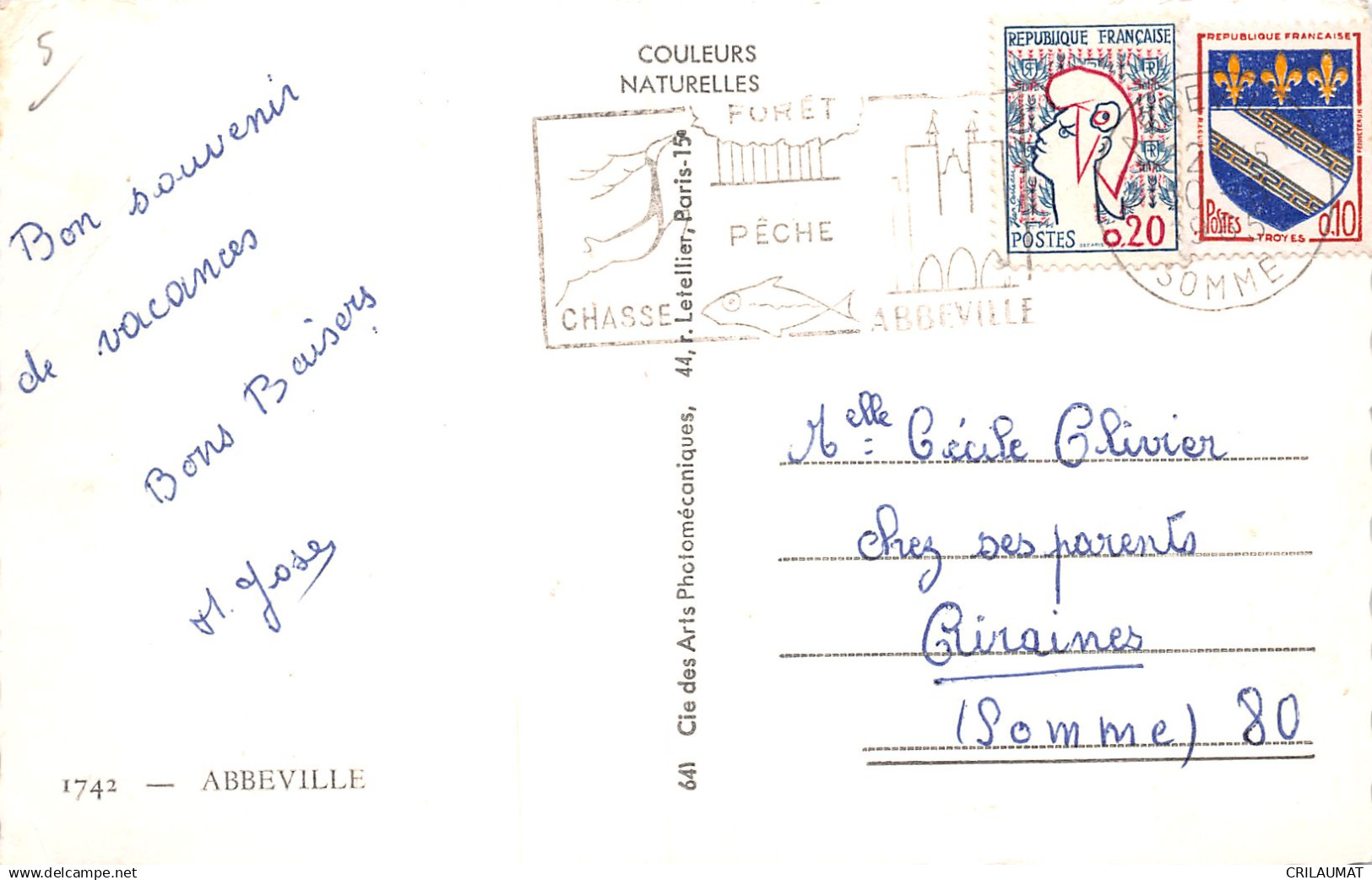 80-ABBEVILLE-N°LP5024-F/0091 - Abbeville