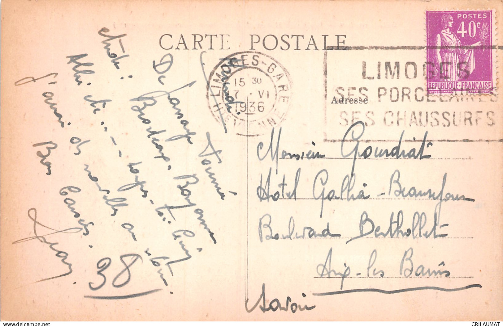 87-LIMOGES-N°T5028-C/0053 - Limoges