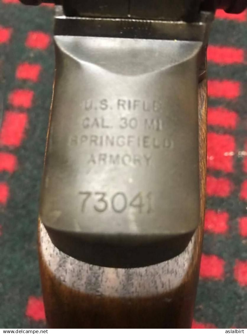 Fusil Garand US WW2 neutralisé avec certificat