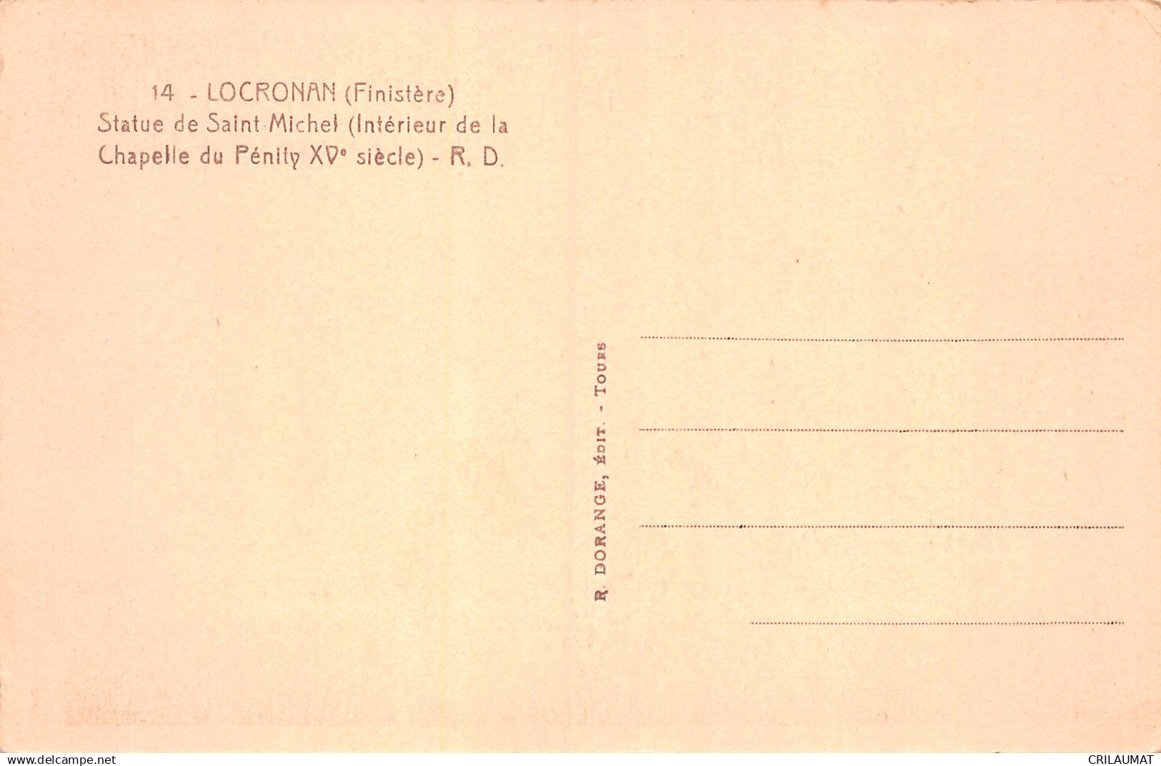 29-LOCRONAN-N°T5030-H/0333 - Locronan