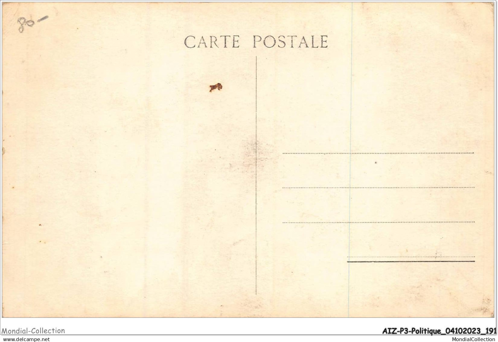 AIZP3-0301 - POLITIQUE - PORTRAIT D'HOMME - Personaggi