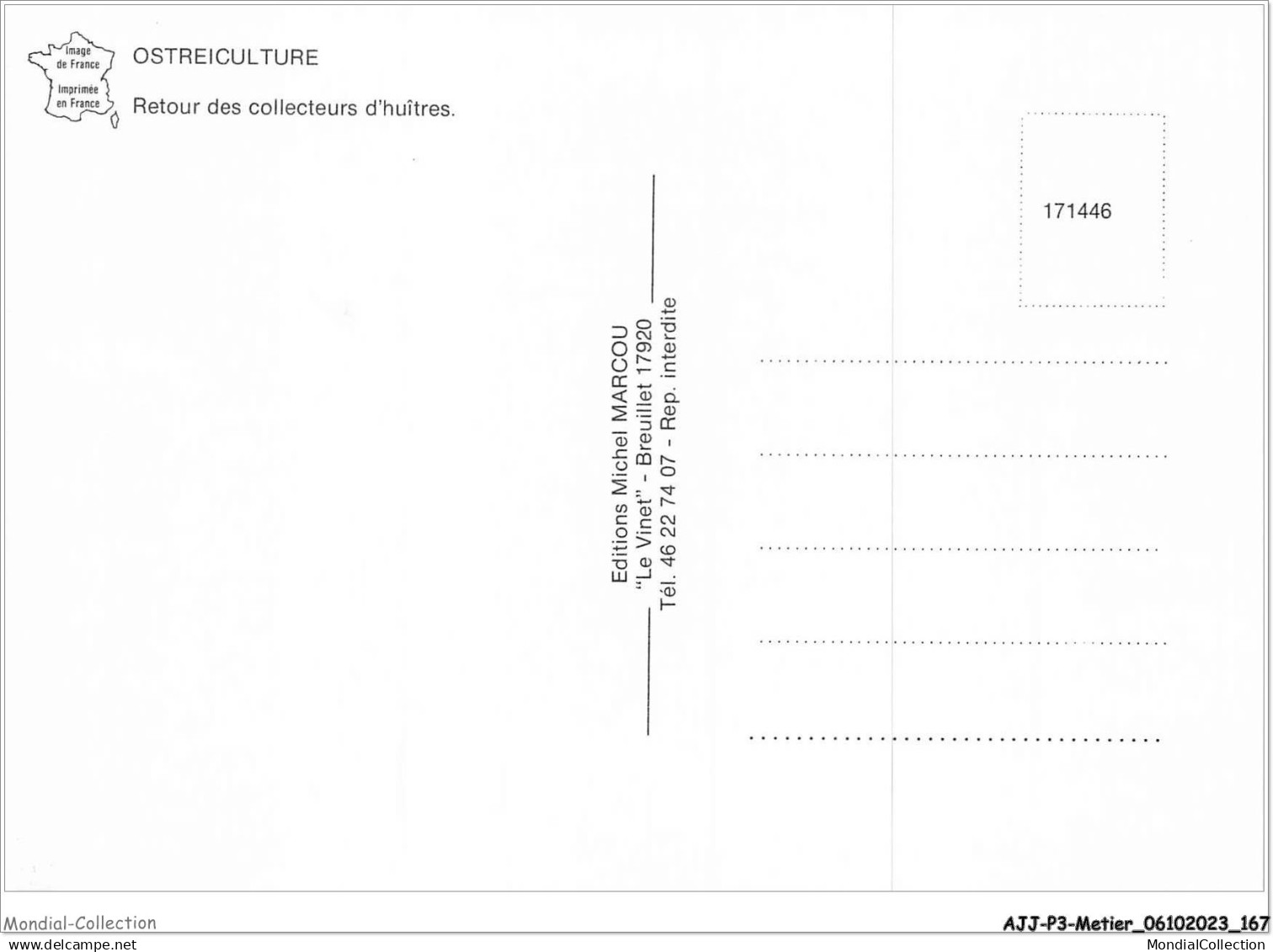 AJJP3-0286 - METIER - OBSTREICULTURE - RETOUR DES COLLECTEURS D'HUITRES  - Fishing