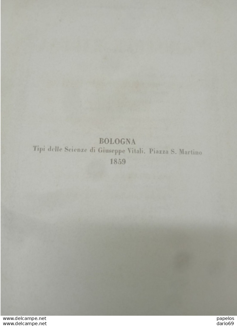 1859 BOLOGNA - Historische Documenten