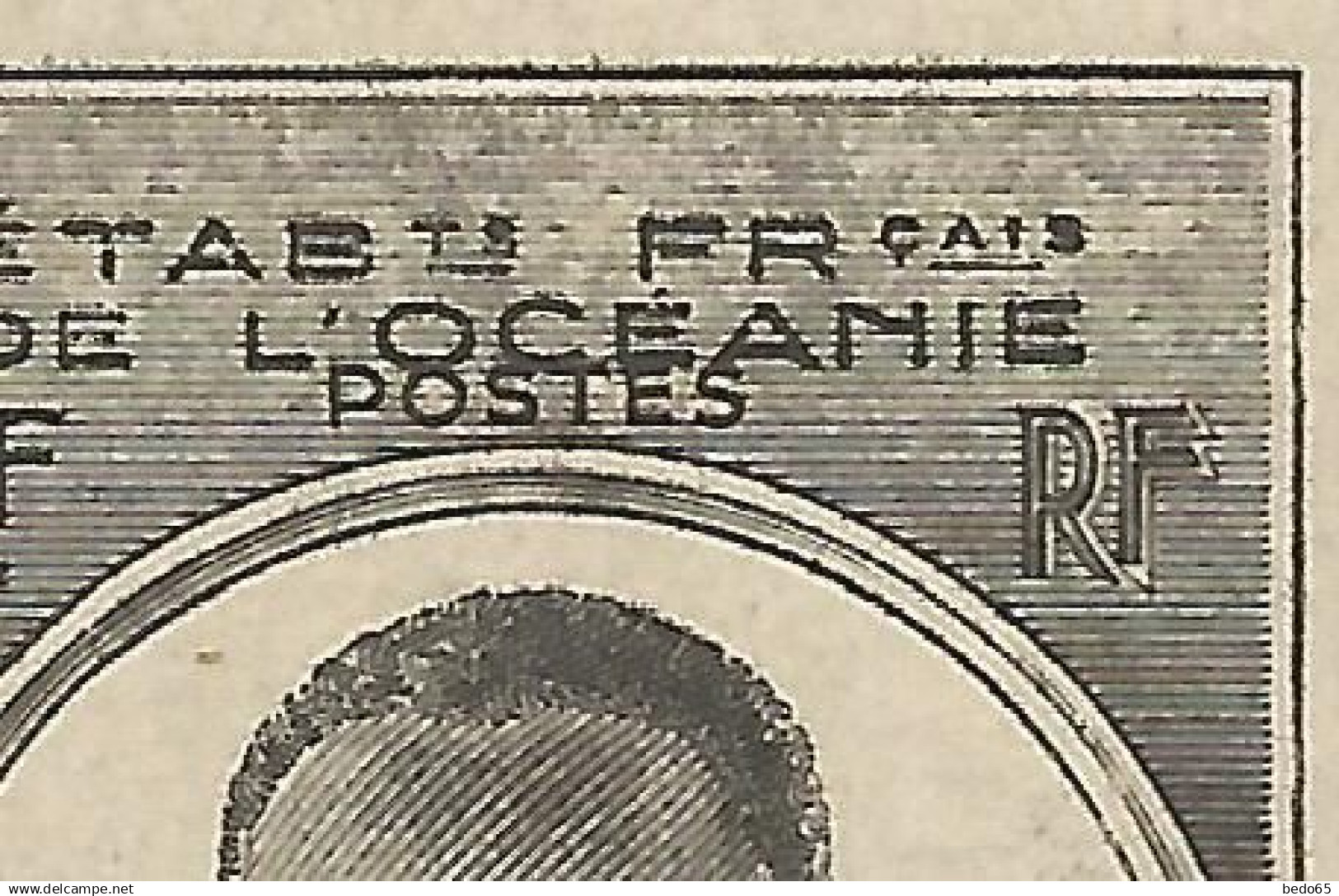 OCEANIE N° 180 Variétée ET DE L'OCEANIE Déplacé Sur POSTE  NEUF** LUXE SANS CHARNIERE / Hingeless / MNH - Ongebruikt