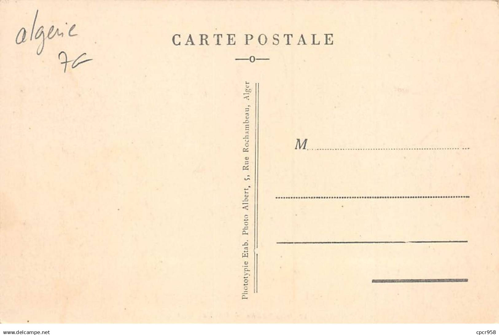 ALGERIE - BOU SAADA - SAN39369 - Hôtel Du Caïd - Autres & Non Classés